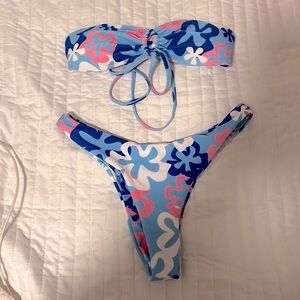 Shein Floral Bikini Set